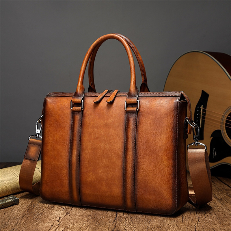 Leather Work Handbags - Teczka biznesowa YETTIES z najwyższej jakości