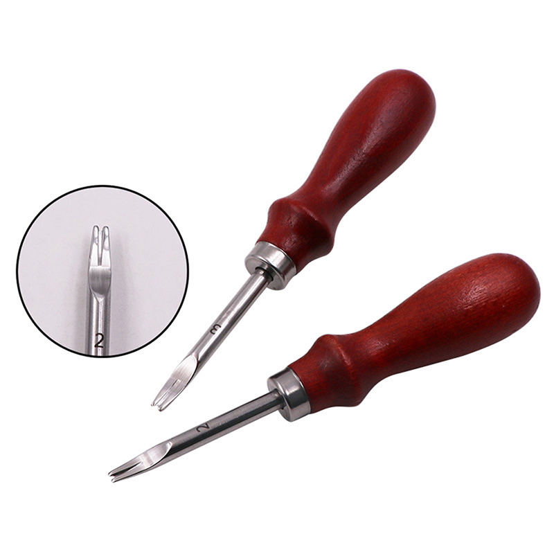 Leatherwork Edge Beveler - Narzędzia DIY 0.8/1.0/1.2/1.5mm Nóż do fazowania