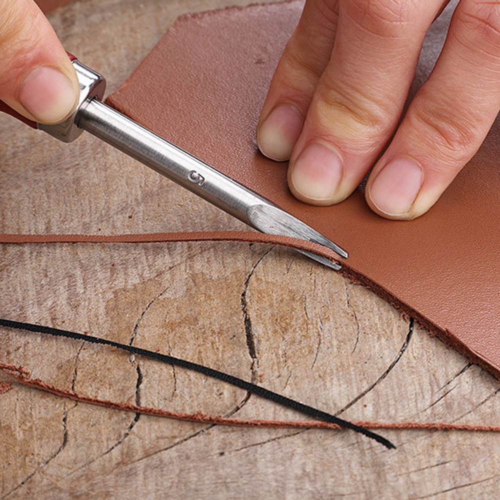 Leatherwork Edge Beveler - 1/5 sztuk zestawy skórzane krawędzie skosu
