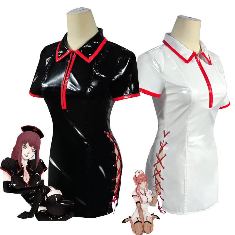 Leather Work Dress - Anime Chainsaw Man przebranie na karnawał