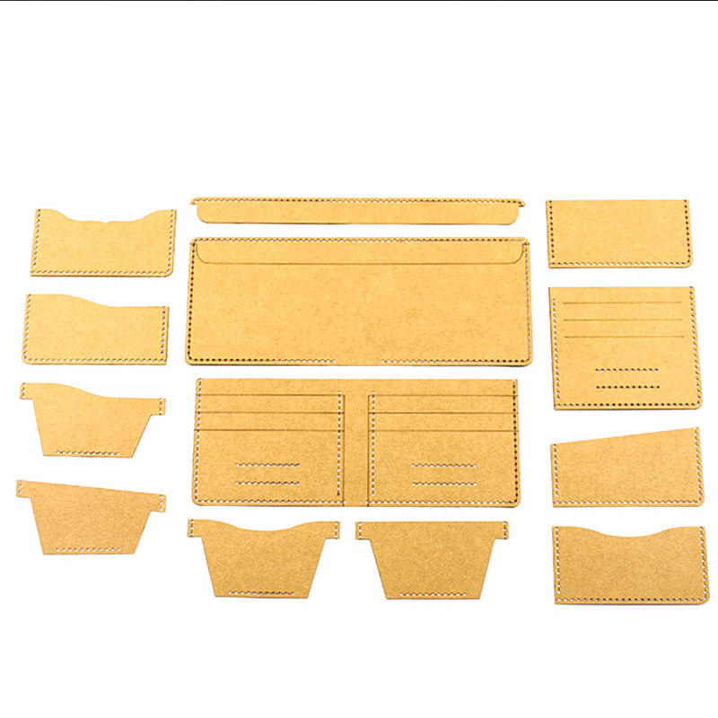 Leatherwork Patterns - DIY skórzane rzemiosło uniwersalny krótki portfel