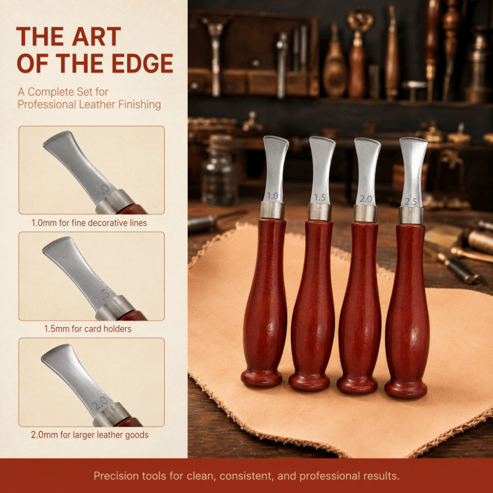 4 szt. Precyzyjne narzędzie do – Leatherwork Edge Beveler recenzja i cena