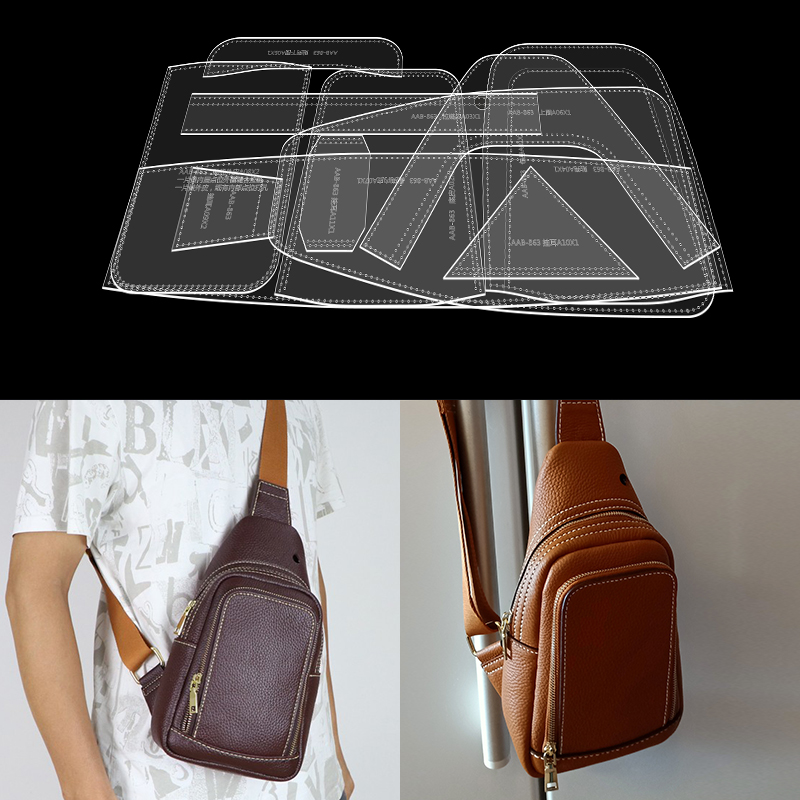 1 zestaw męska torba na klatkę – Leatherwork Patterns recenzja i cena