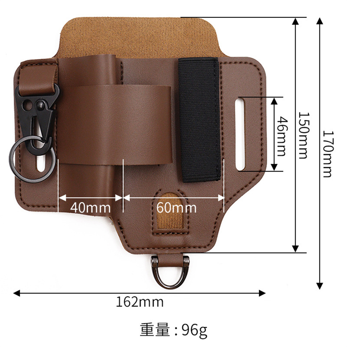 Kabura taktyczna EDC na narzęd – Leatherwork Tools recenzja i cena