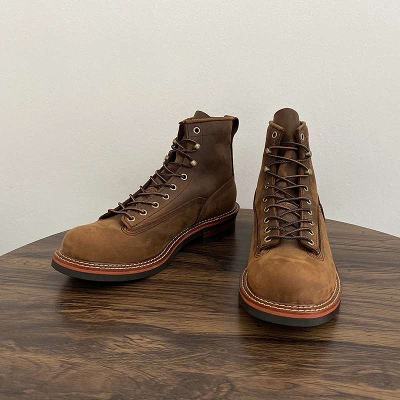 Męskie botki w stylu vintage,  – Leatherwork Tools recenzja i cena