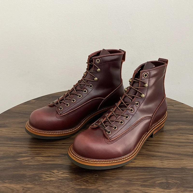 Męskie botki w stylu vintage,  – Leatherwork Tools recenzja i cena
