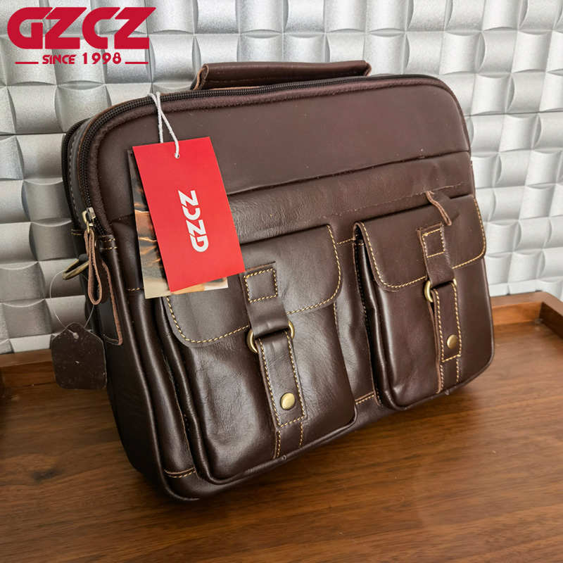 Torba męska GZCZ, torba na lap – Leather Work Handbags recenzja i cena