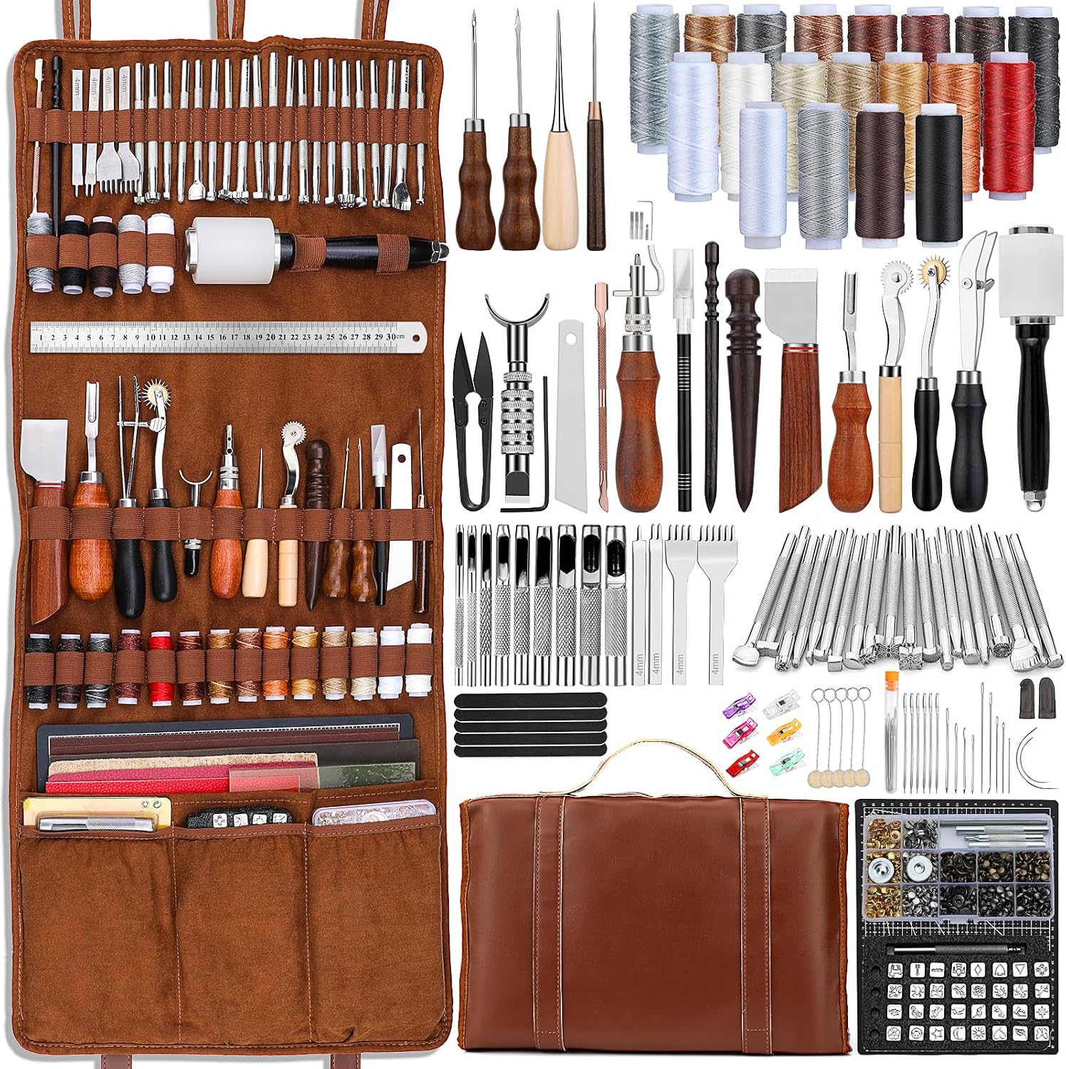 Zestaw narzędzi do obróbki skó – Leather Work Handbags recenzja i cena