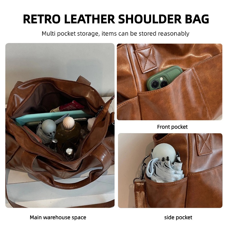 Damska torebka retro z miękkie – Leather Work Handbags recenzja i cena