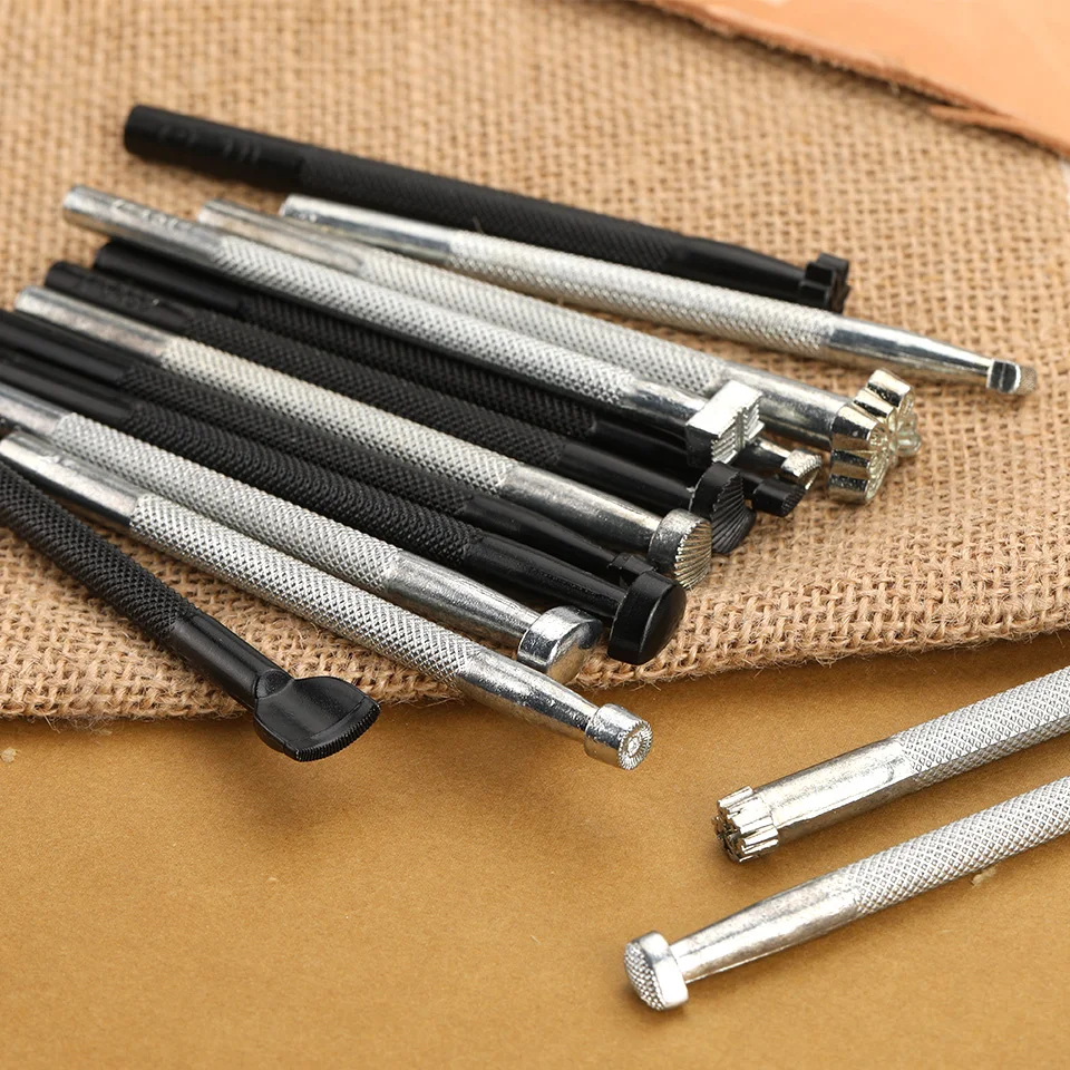 6/20 szt. Metalowe narzędzia d – Leatherwork Craft recenzja i cena