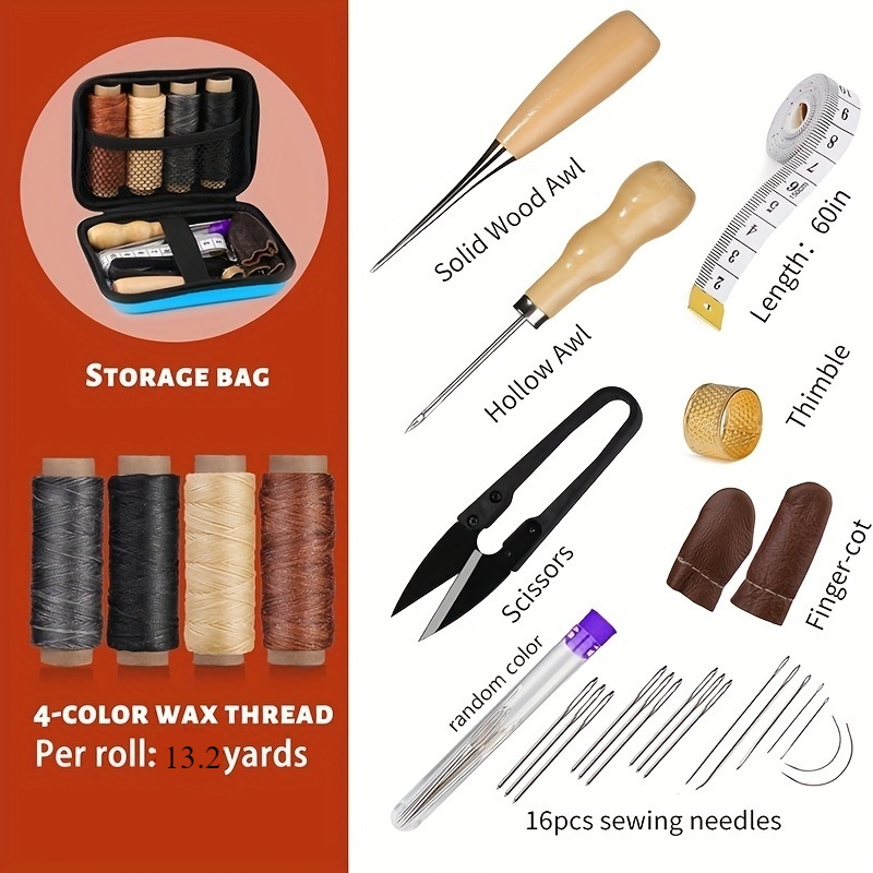 Zestaw do szycia skóry, zestaw – Leatherwork Craft recenzja i cena