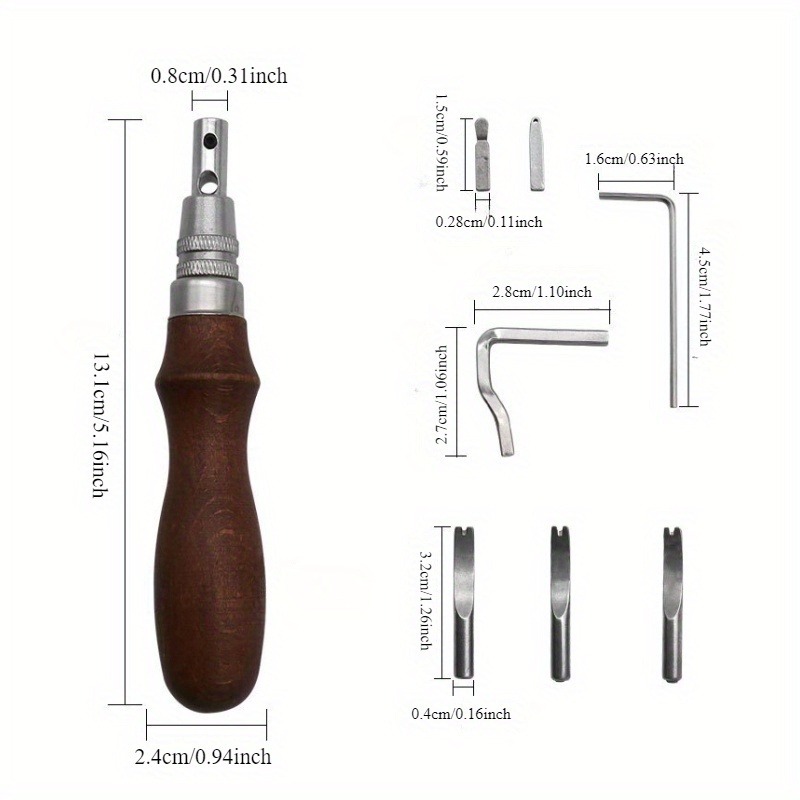 Zestaw 7 w 1 do skórzanych pra – Leatherwork Edge Beveler recenzja i cena