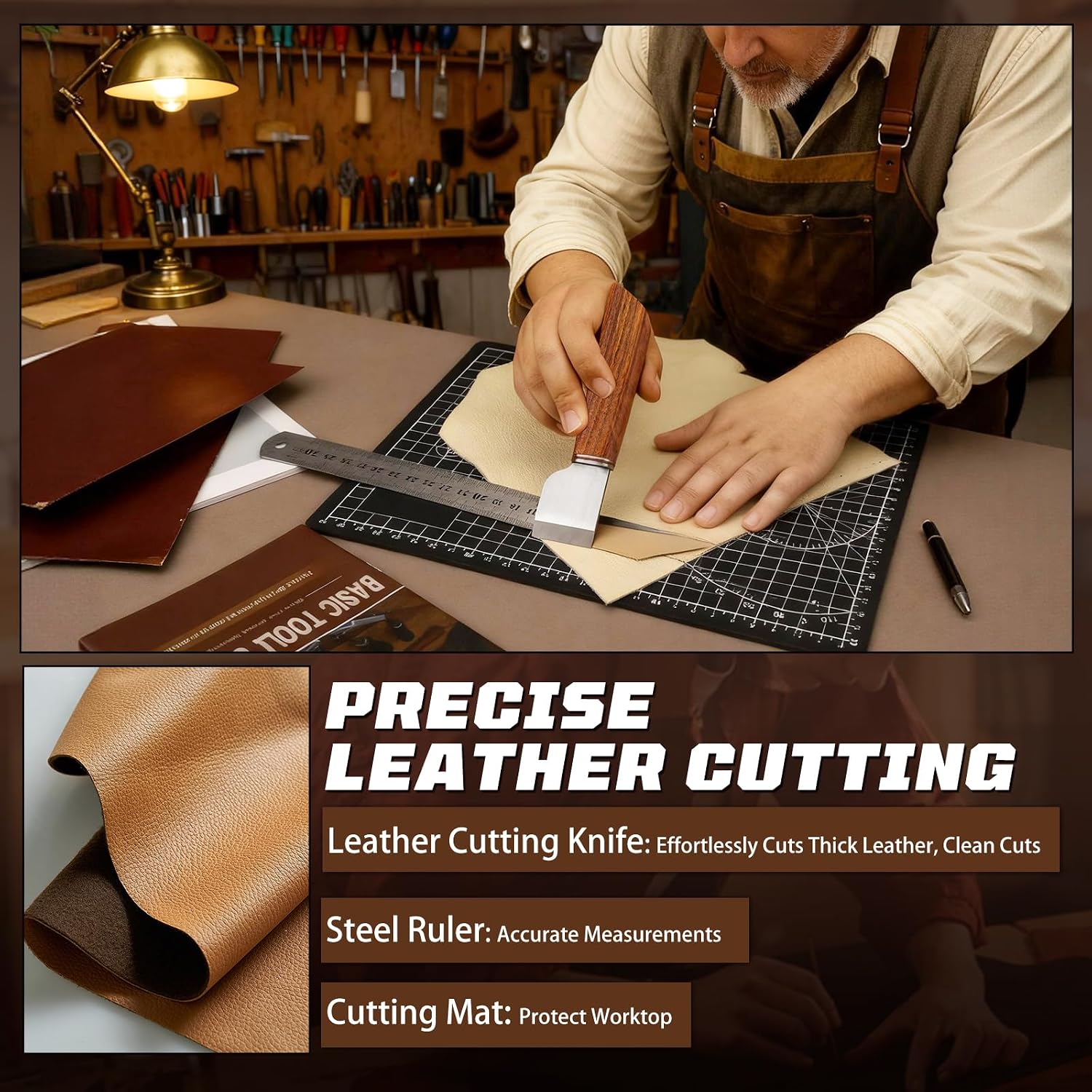 Zestaw do obróbki skóry, narzę – Leatherwork Tools recenzja i cena