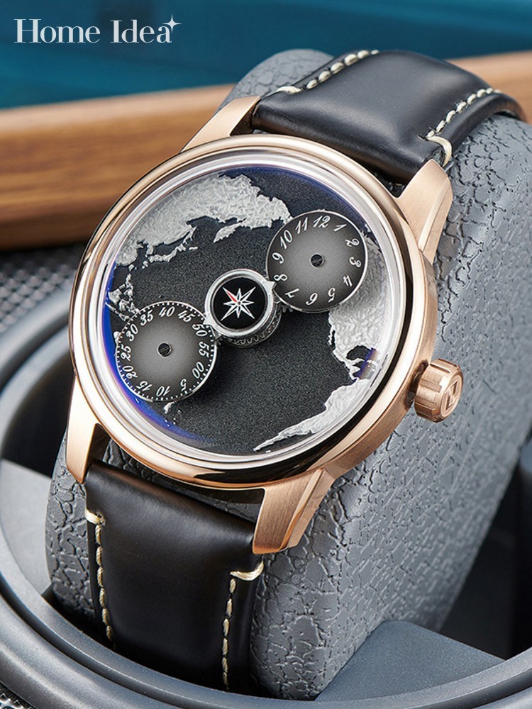 Męskie zegarki na rękę Casual  – Leatherwork Ideas recenzja i cena