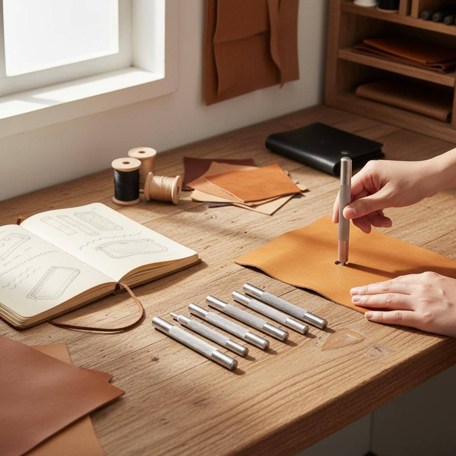 11-częściowy zestaw narzędzi d – Leatherwork Rivet Setter recenzja i cena