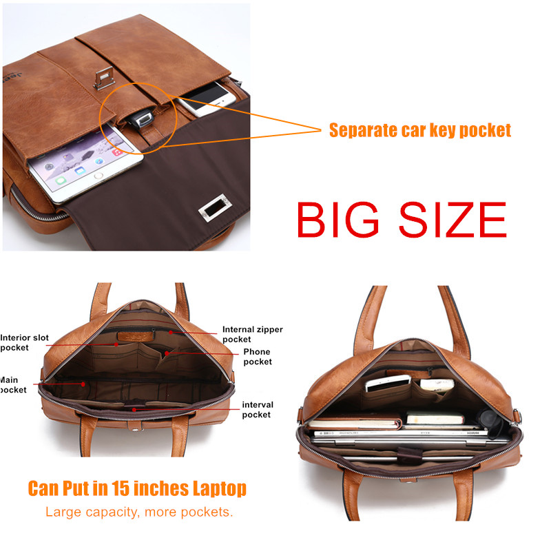 Torba męska Jeep Buluo ze skór – Leather Work Handbags recenzja i cena